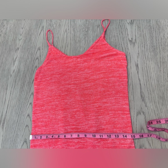 Three Dots Strappy Jersey Dress In Hot Pink/Orange Size S - Picture 9 of 10